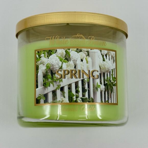 Bath & Body Works/ White Barn "Spring" 3-wick candle 14.5oz - Picture 3 of 5